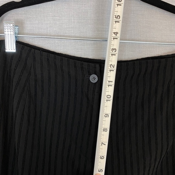 J Jill Stretch Pants Womens 18 Raised Stripe High Rise Loose Fit Straight Leg - Picture 11 of 13